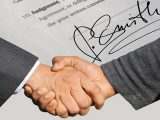 Hydrogen fuel research and development - Partnership - handshake - signature