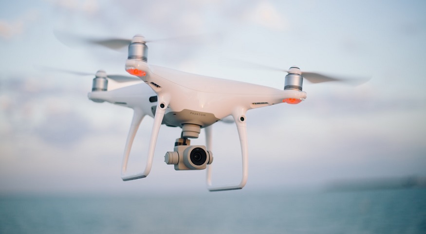 hydrogen drone business - drone in flight