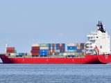 C-H2 Ship - Image of Cargo Ship at Sea