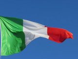 Renewable green hydrogen - Italy Flag