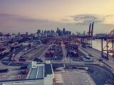 Renewable hydrogen production in France - Image of an industrial port