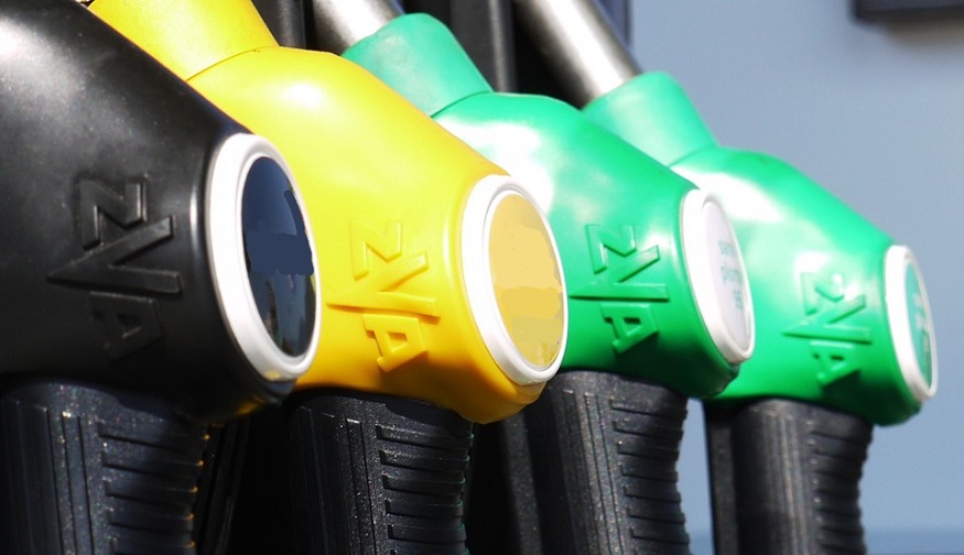 Hydrogen fuel filling station - gas pumps