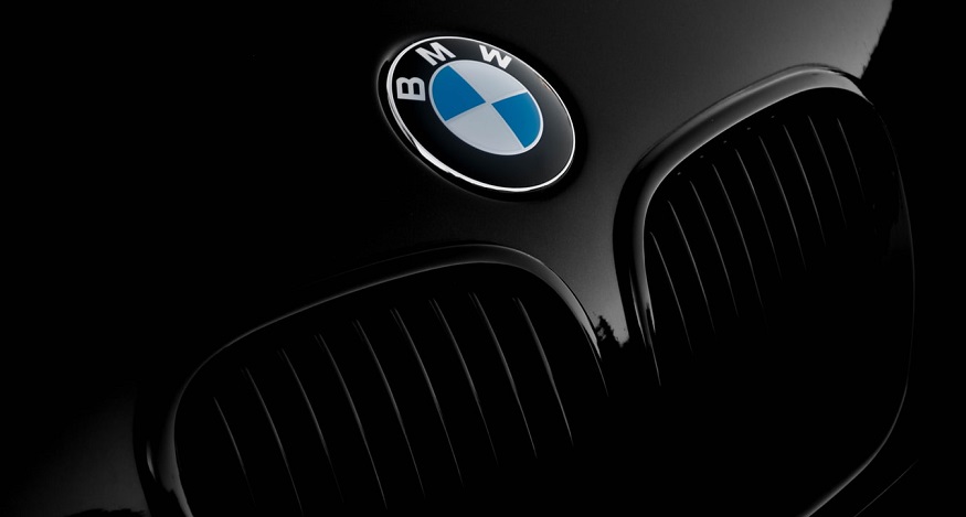 Hydrogen fuel powered car - BMW car wit logo