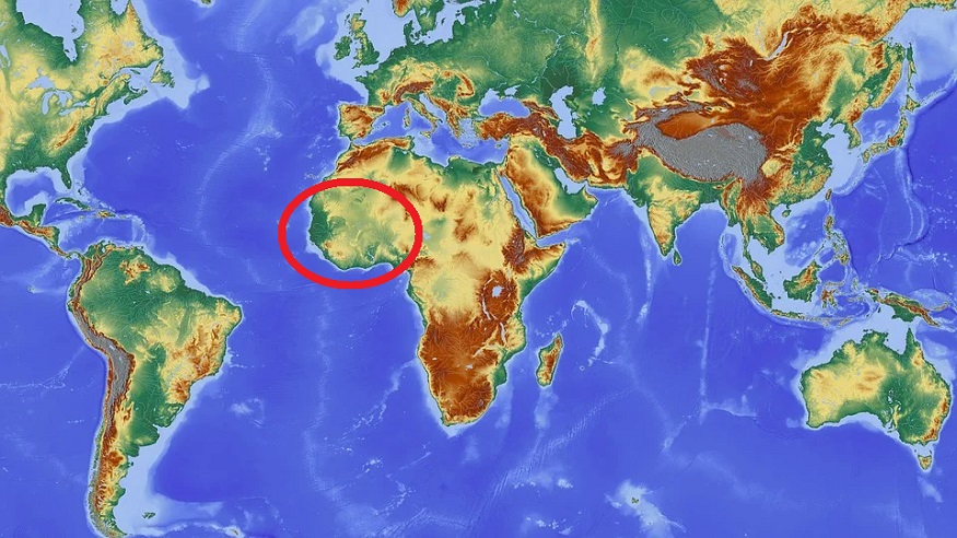 Green hydrogen - Map of World - West Africa