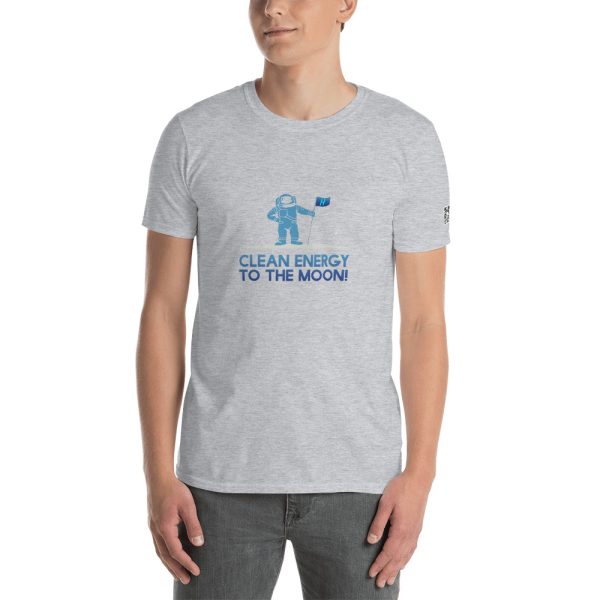 Clean Energy To The Moon Short-Sleeve Unisex T-Shirt 13