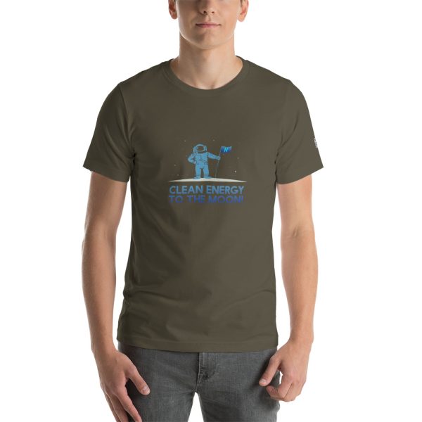 Clean Energy to the Moon Short Sleeve T-Shirt - Multiple Color Options 64