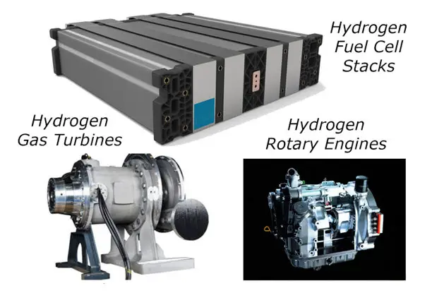 Kontak hydrogen and electric aircraft engine