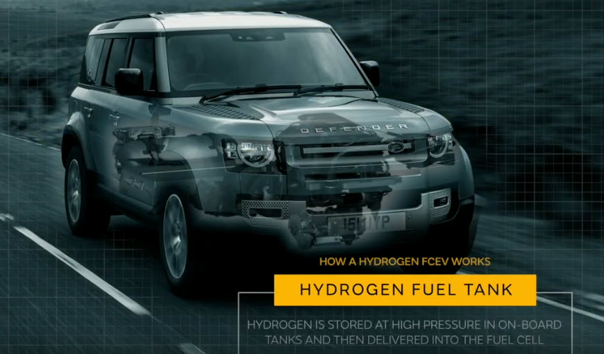 Hydrogen-powered Land Rover Defender prototype in the works