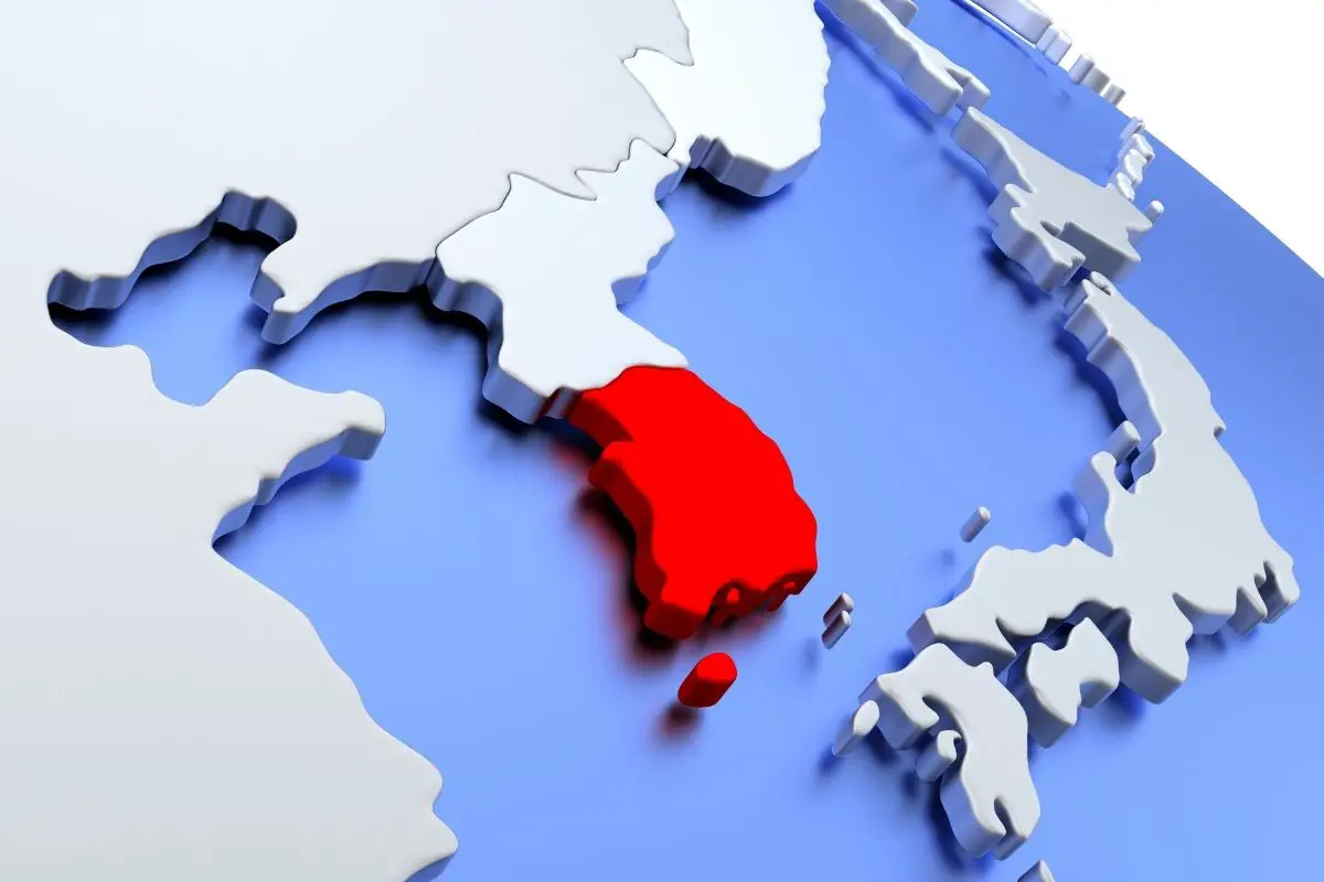 Hydrogen fuel cell plants - South Korea on map