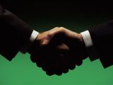 Fuel cell technology - partnership - handshake