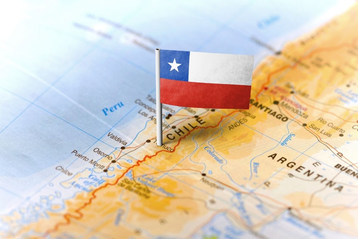 H2 synthetic fuel - Chile on map