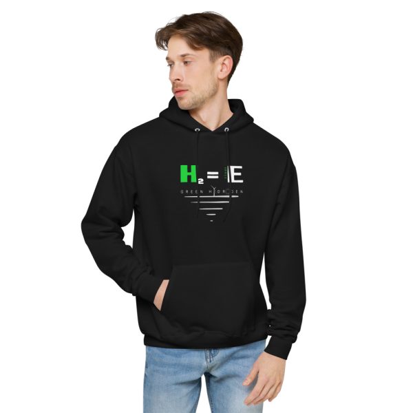 H2 = Clean Energy Green Hydrogen Unisex fleece hoodie 6
