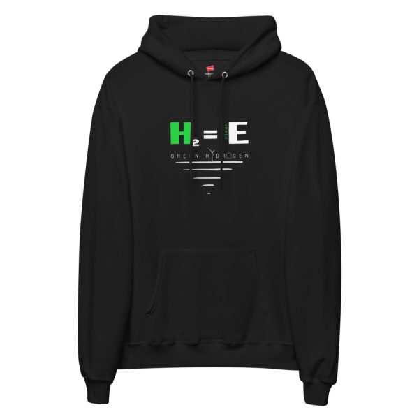 H2 = Clean Energy Green Hydrogen Unisex fleece hoodie 2