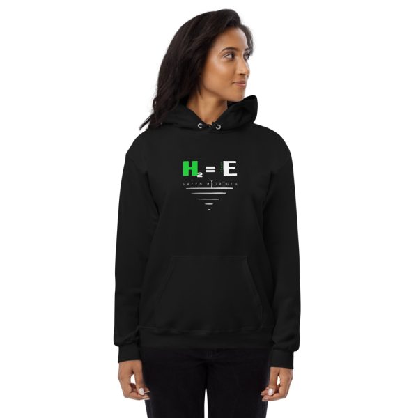 H2 = Clean Energy Green Hydrogen Unisex fleece hoodie 4