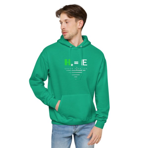 H2 = Clean Energy Green Hydrogen Unisex fleece hoodie 10