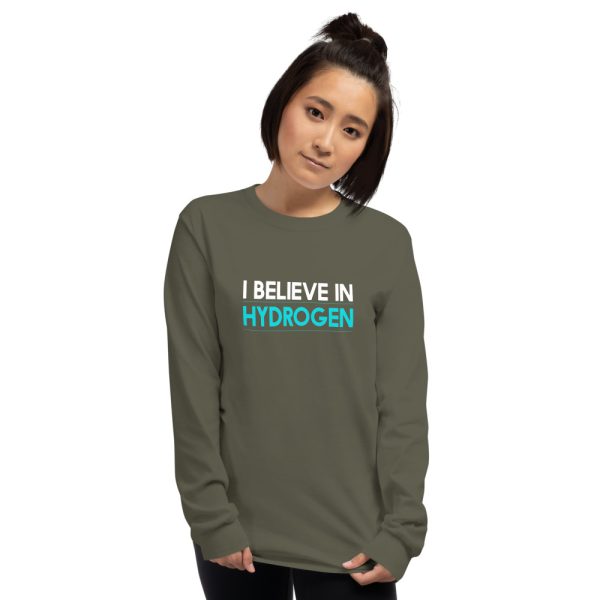 I Believe in Hydrogen Unisex Long Sleeve Shirt 4