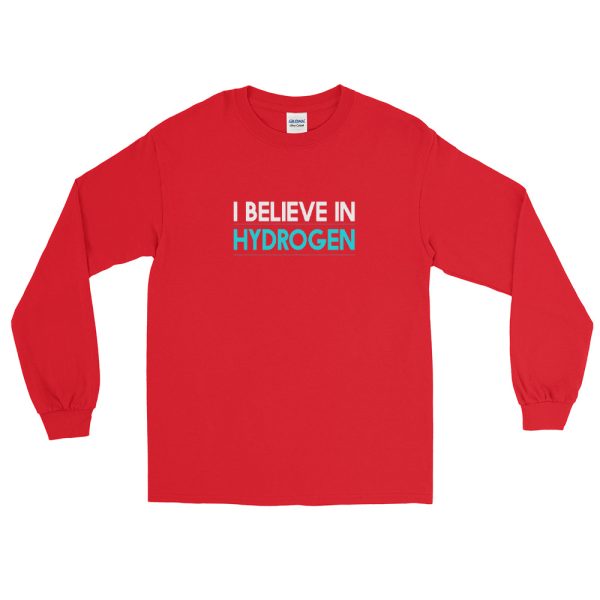 I Believe in Hydrogen Unisex Long Sleeve Shirt 8