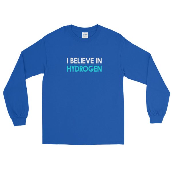 I Believe in Hydrogen Unisex Long Sleeve Shirt 9