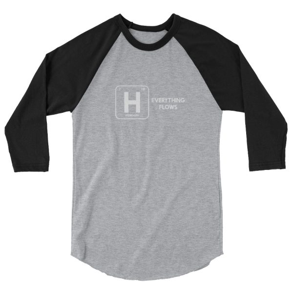 Everything Flows H2 Science 3/4 sleeve raglan shirt 6