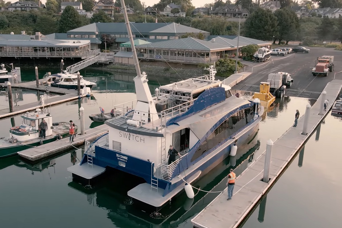 Fuel Cell Ferry - Sea Change - The World's First Commercial Hydrogen Fuel Cell Powered Vessel - All American Marine YouTube