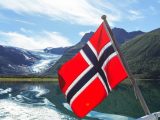Hydrogen fuel cell - Flag of Norway
