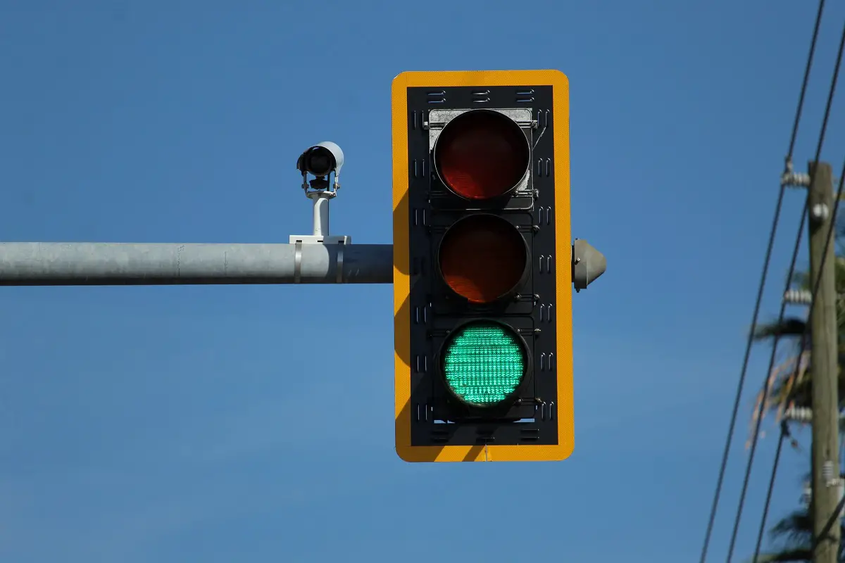 Hydrogen fuel cells - Traffic light