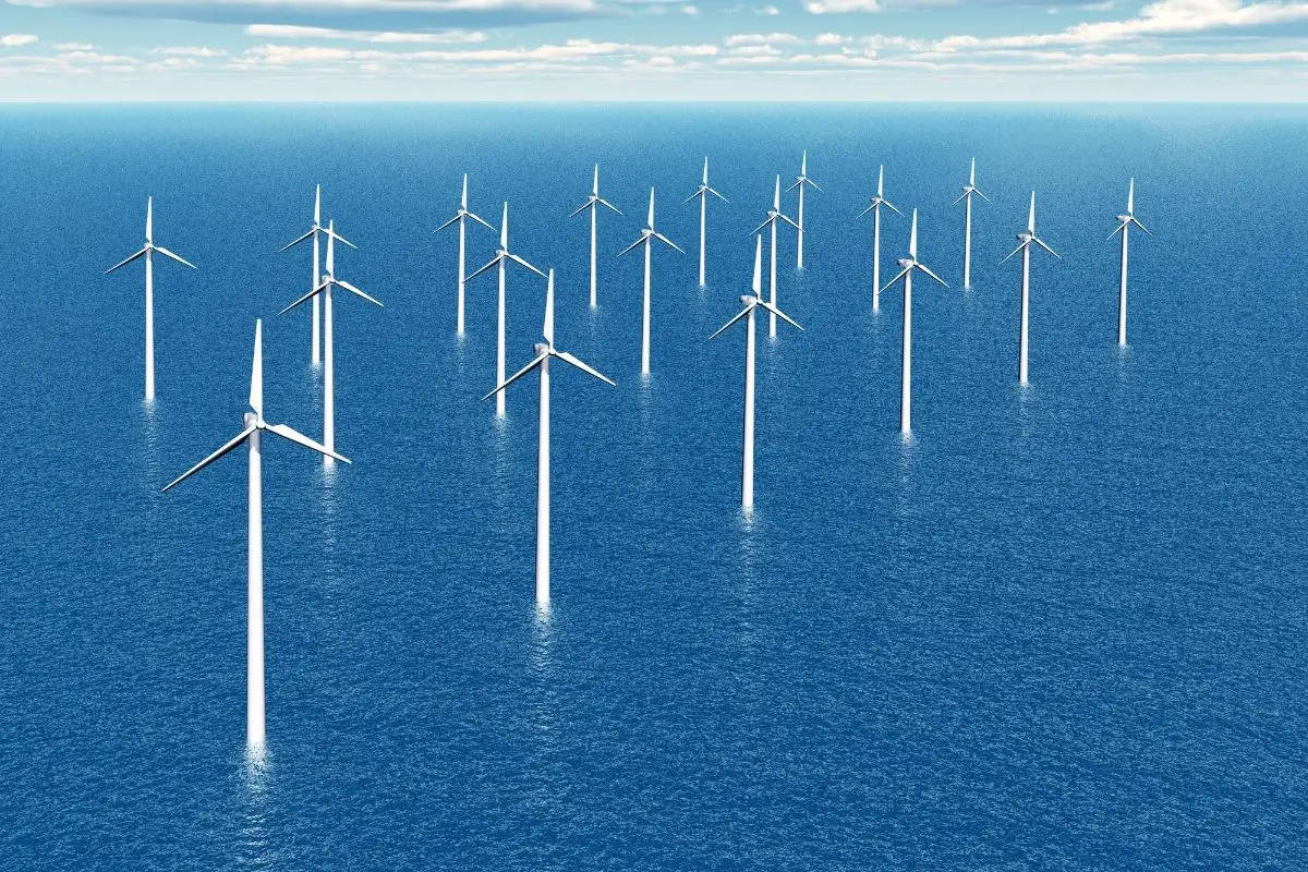 Green hydrogen production - offshore wind turbines