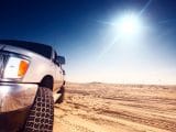 Hydrogen Truck - A vehicle in Desert