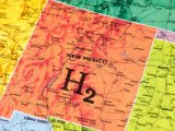 Hydrogen plan - New Mexico Map - H2