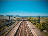 Hydrogen fuel cell train - Railway tracks in Japan