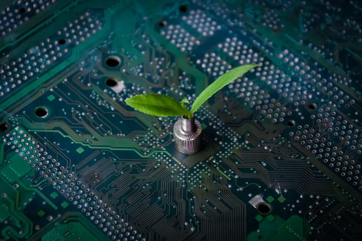 Green hydrogen - plant - computer
