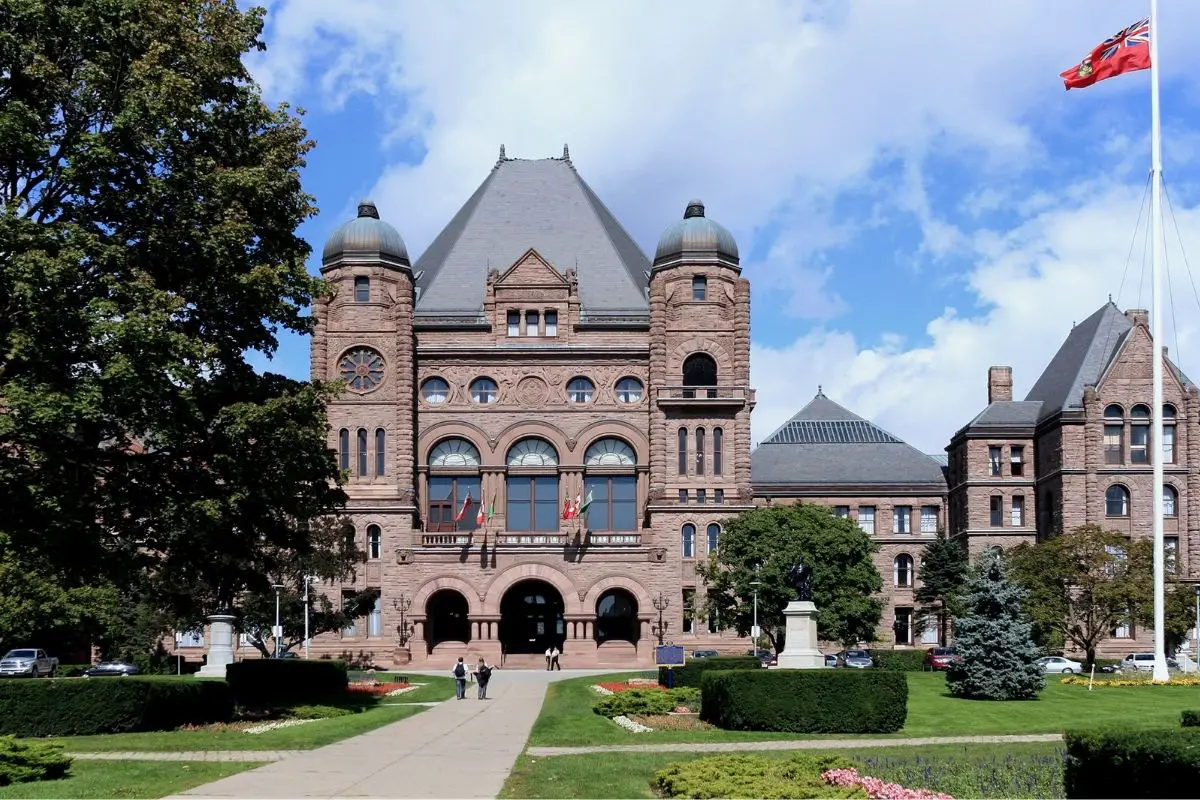 Hydrogen strategy - Queen's Park government building, Toronto, Ontario