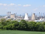 Hydrogen fuel network - Grangemouth site from Inveravon Hill