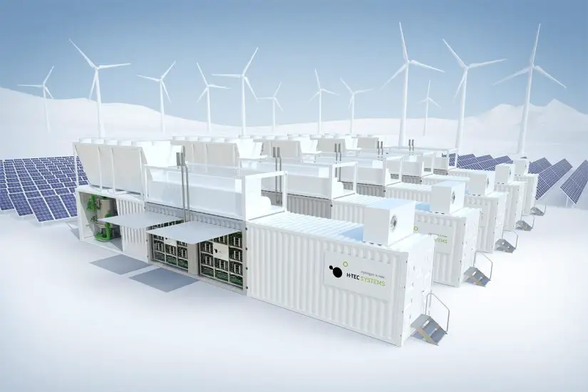 Hydrogen production - HCS 5 Anlagen+BG COMP03 RGB - H-TEC SYSTEMS