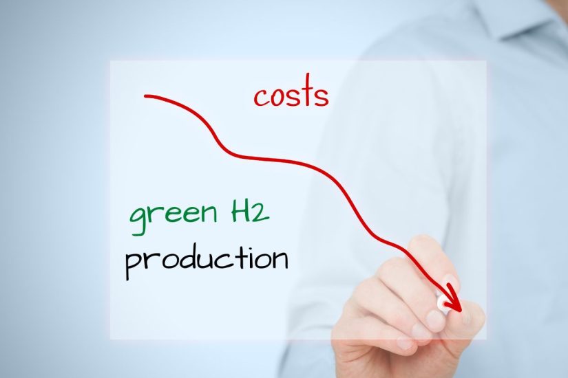 Green hydrogen production costs - lower