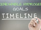 Renewable hydrogen Goals Timeline