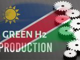 Green Hydrogen fuel Production - Namibia Flag