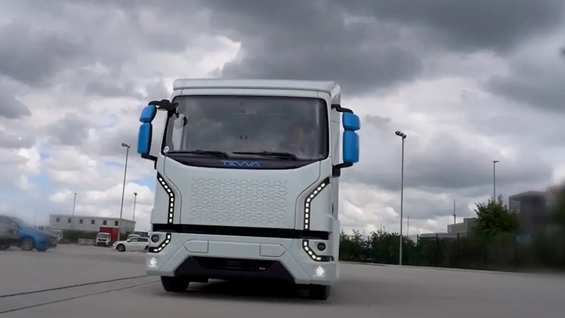 UK vehicle maker Tevva launches hydrogen truck