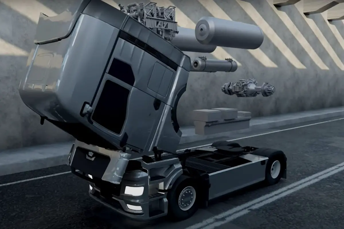 Hydrogen Fuel Cell Truck - QUANTRON QHM Retrofit - Quantron YouTube - Pic 2