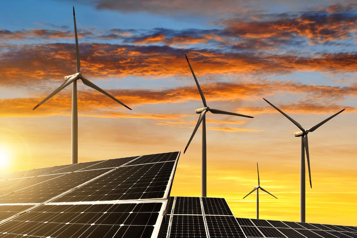 H2 Hub - Solar and Wind energy - renewables