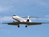 Hydrogen fuel - airplane in flight