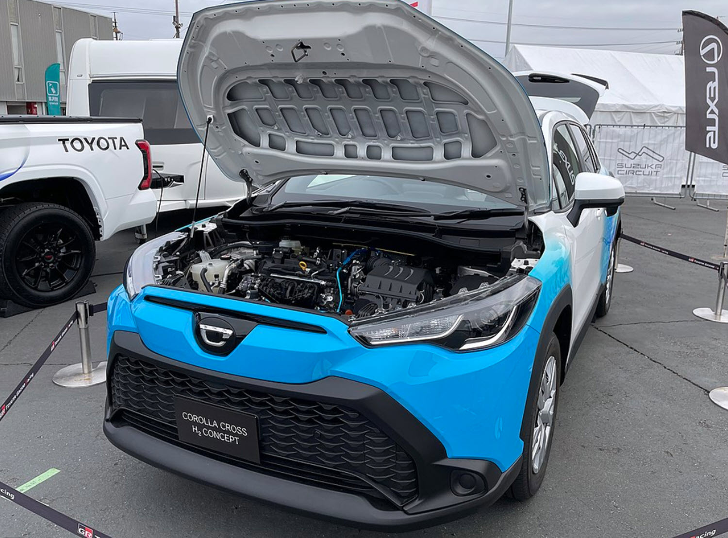 Toyota Corolla Cross H2 hydrogen combustion engine