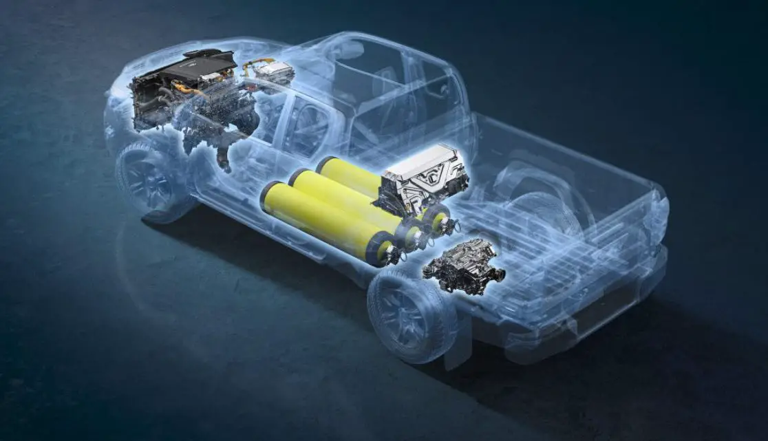 Toyota Hilux hydrogen fuel cell pickup gets funding in UK Toyota Hilux hydrogen fuel cell pickup gets funding in UK