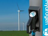 Green hydrogen - wind turbine - H2 filling station