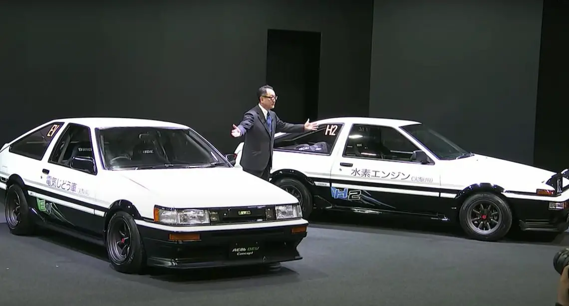 Toyota unveils AE86 hydrogen car concept Toyota unveils AE86 hydrogen car concept