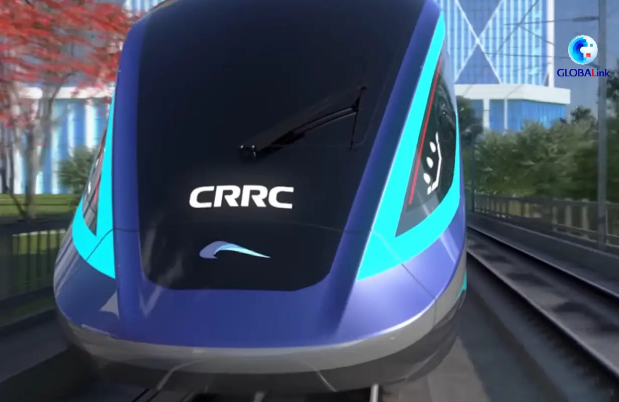 Hydrogen Passenger Train - GLOBALink - China's hydrogen-energy urban train rolls off assembly line - New China TV - Image 2