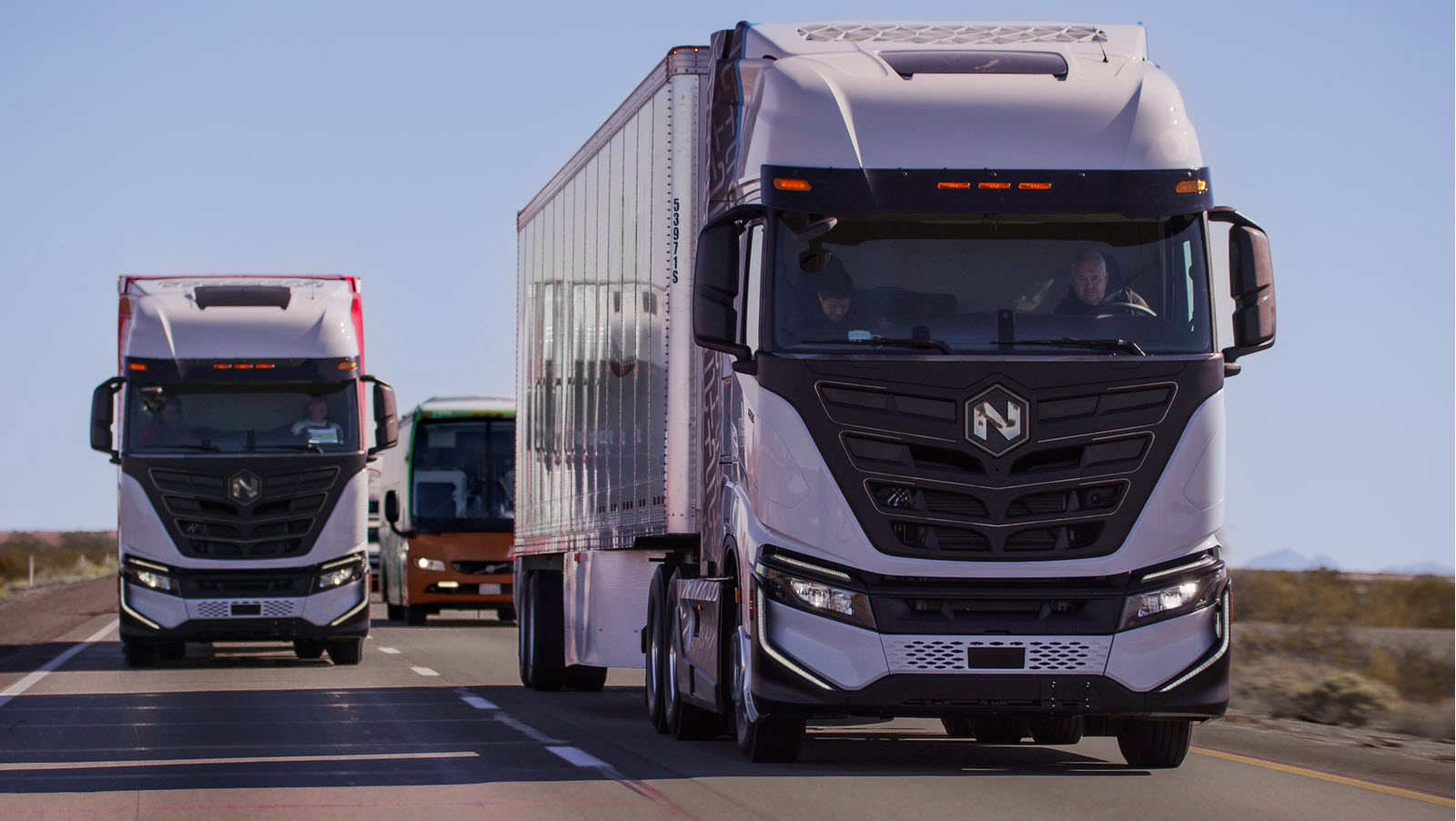 Nikola Tre Fuel Cell trucks