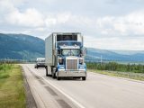 Commercial hydrogen trucks - Image of a truck on road