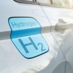 Hydrogen cars - Side of H2 Vehicle