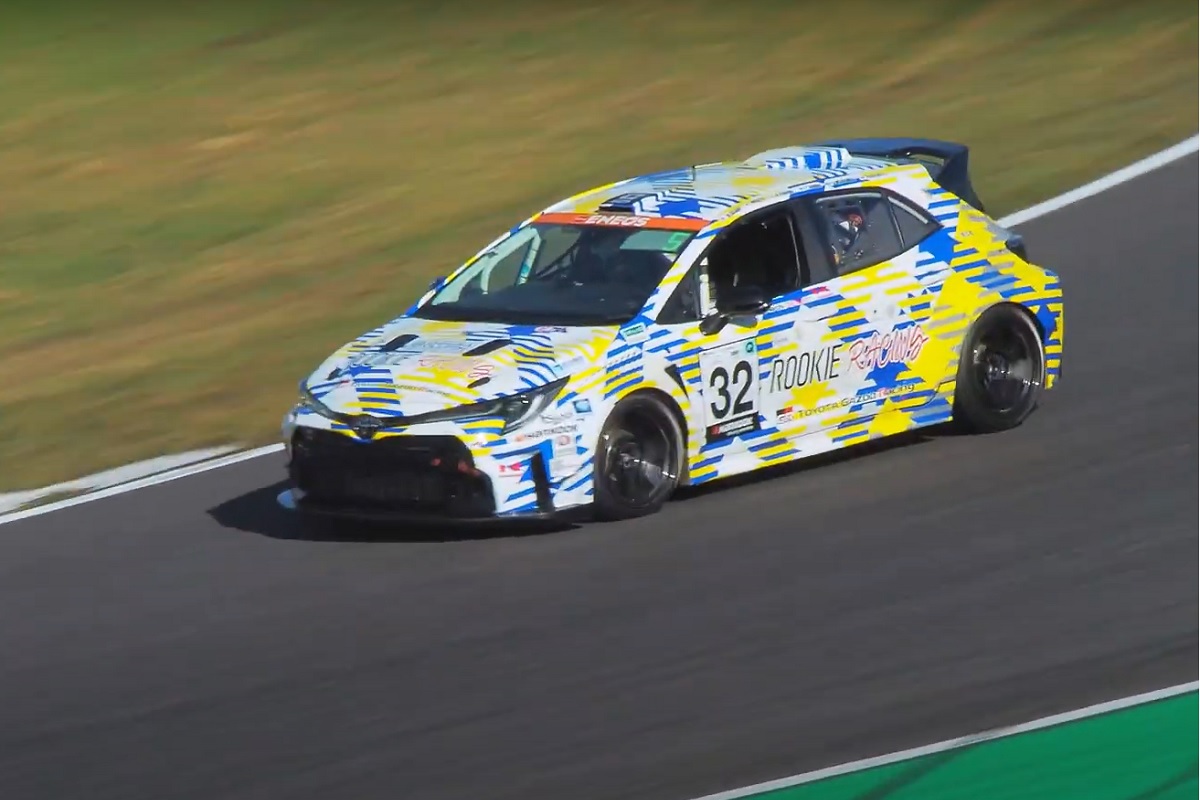 Toyota Corolla H2 Car -ORC ROOKIE GR Corolla H2 concept #32 - Hydrogen-Powered Engine - Super Taikyu 2022 Rd.7 SUZUKA - AnotokiSonotoki YouTube - New car is liquid hydrogen